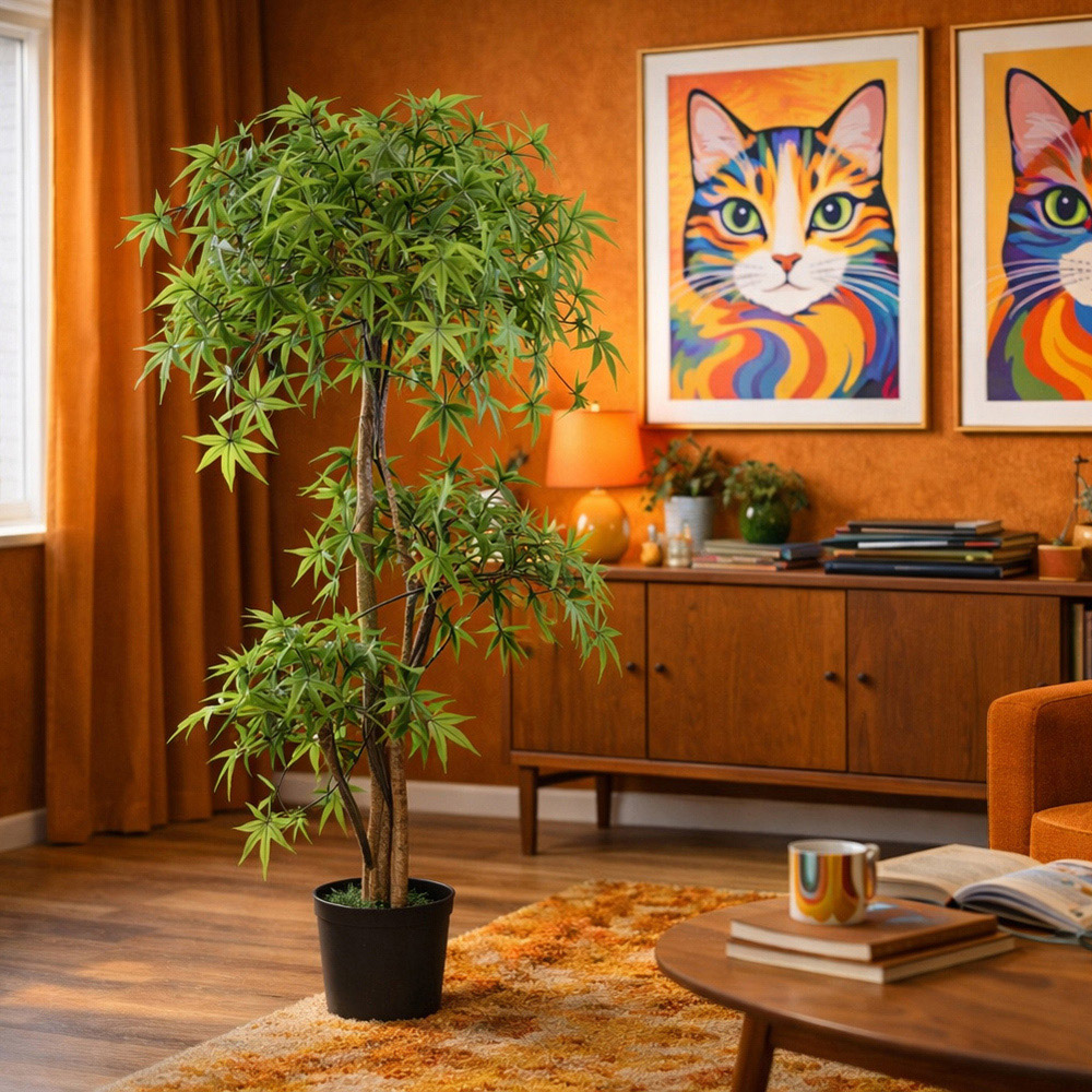 Leaf Artificial Japanese Maple Tree Pot 150cm Image 2