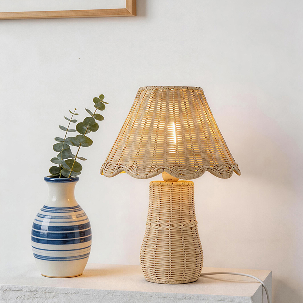 Isla Rattan Table Lamp Natural Image 2