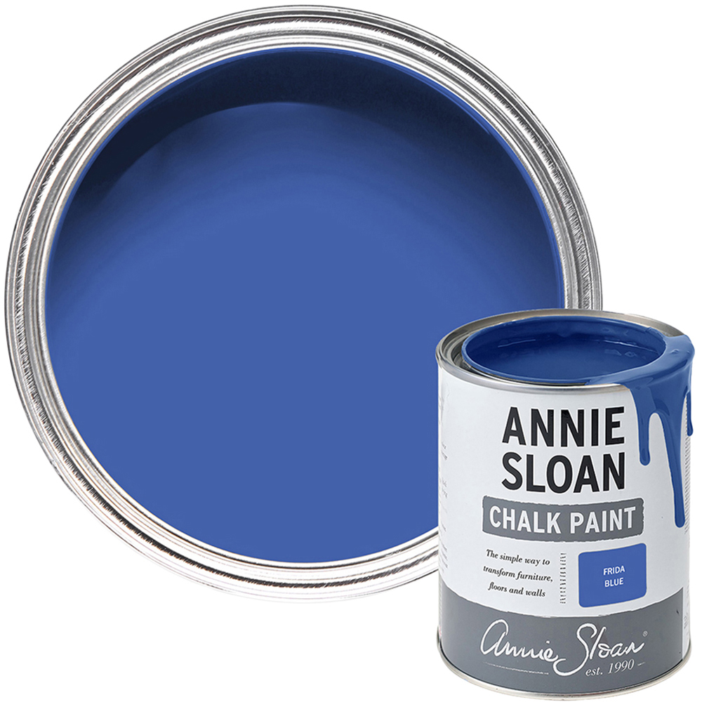 Annie Sloan Frida Blue Matt Chalk Paint 1L Image 1