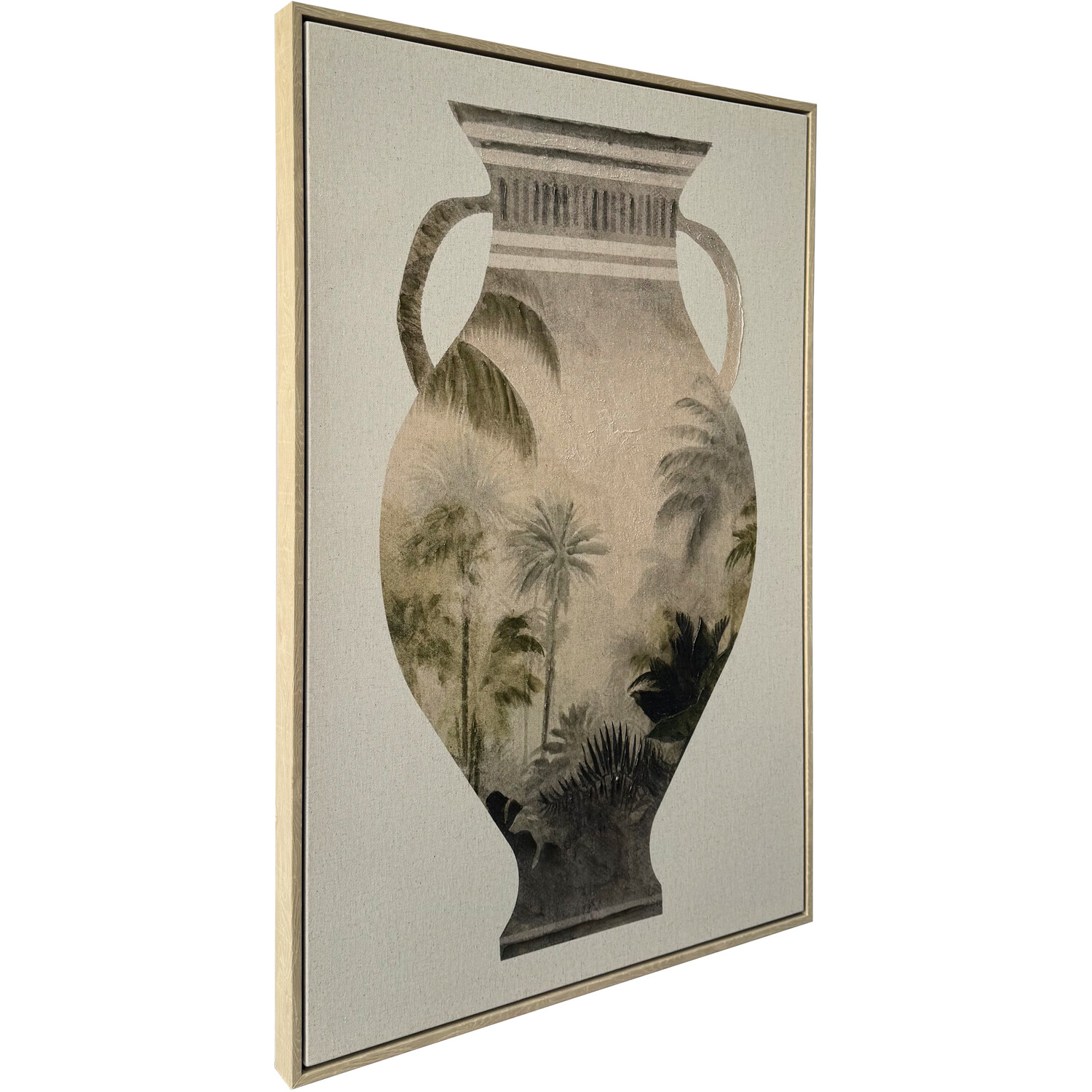 Botanical Vase Silhouette Framed Art Natural Image 2