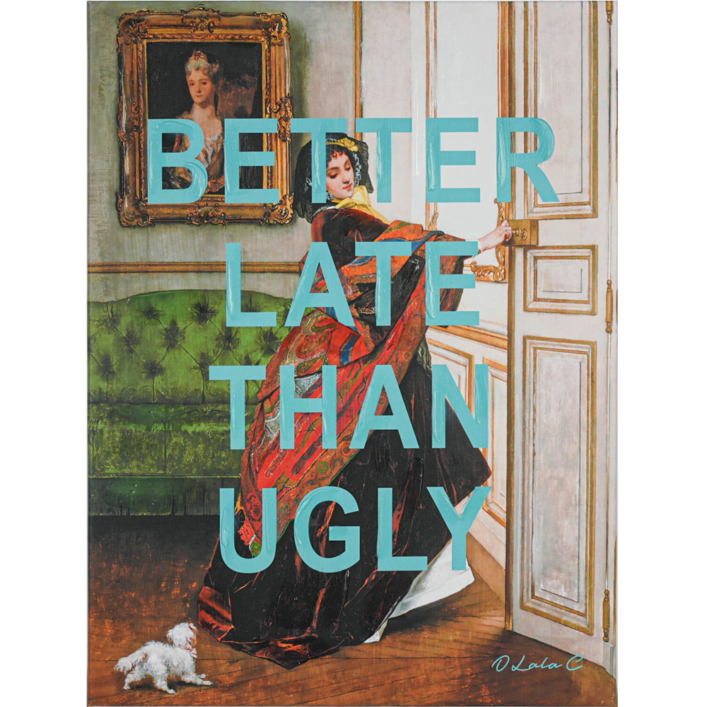 Maximalist Vintage Drama Quotes Canvas Image 2