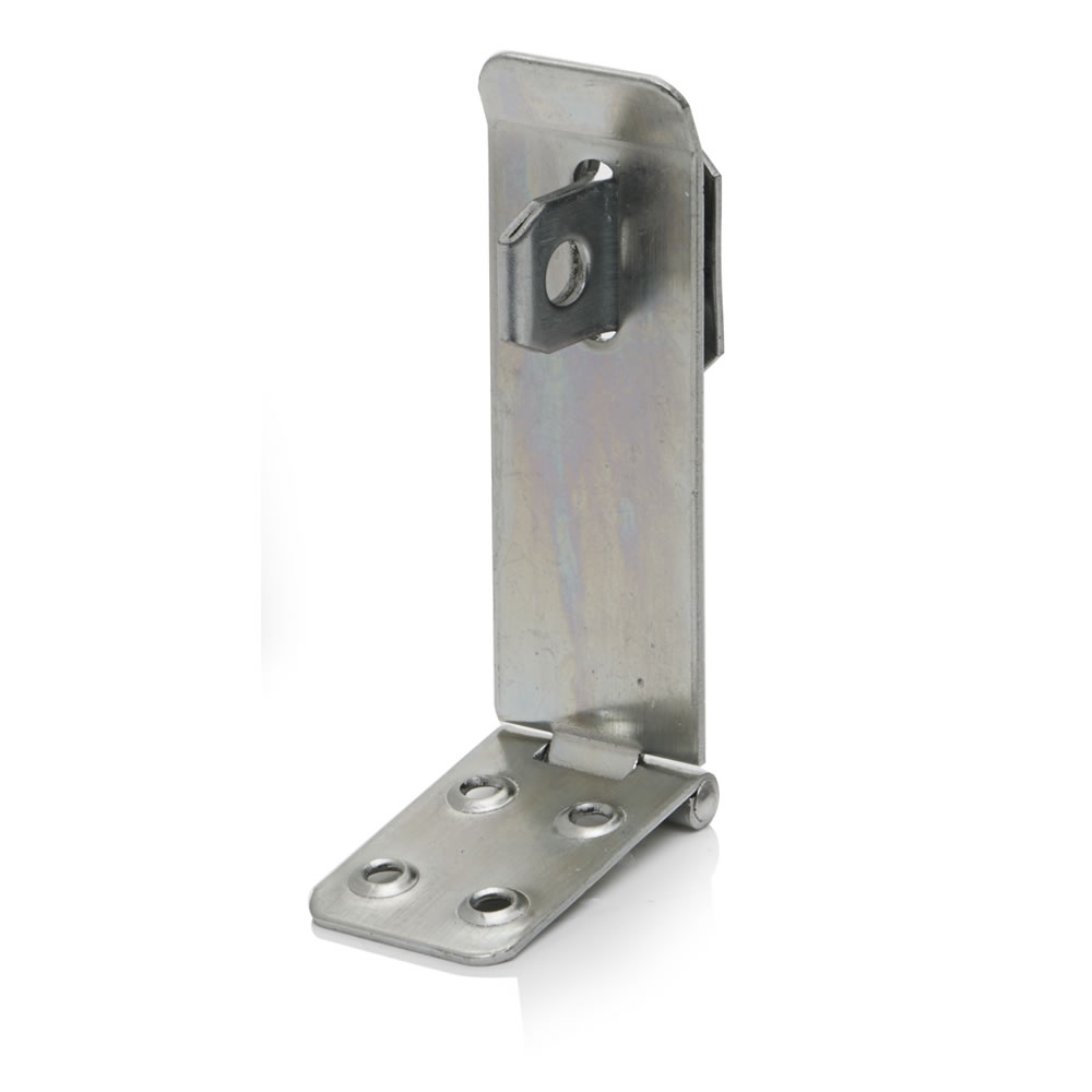 Wilko 100mm Zinc Plated Safety Hasp and Staple Image