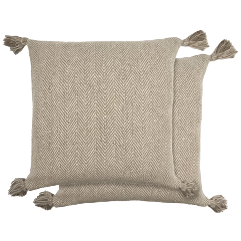 Serene Hartley Natural Cushion Cover 43 x 43cm Image