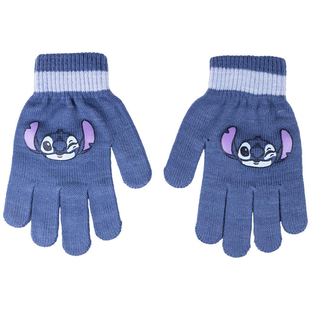 Stitch 3 Piece Blue Children Hat Gloves and Snood Set Image 5