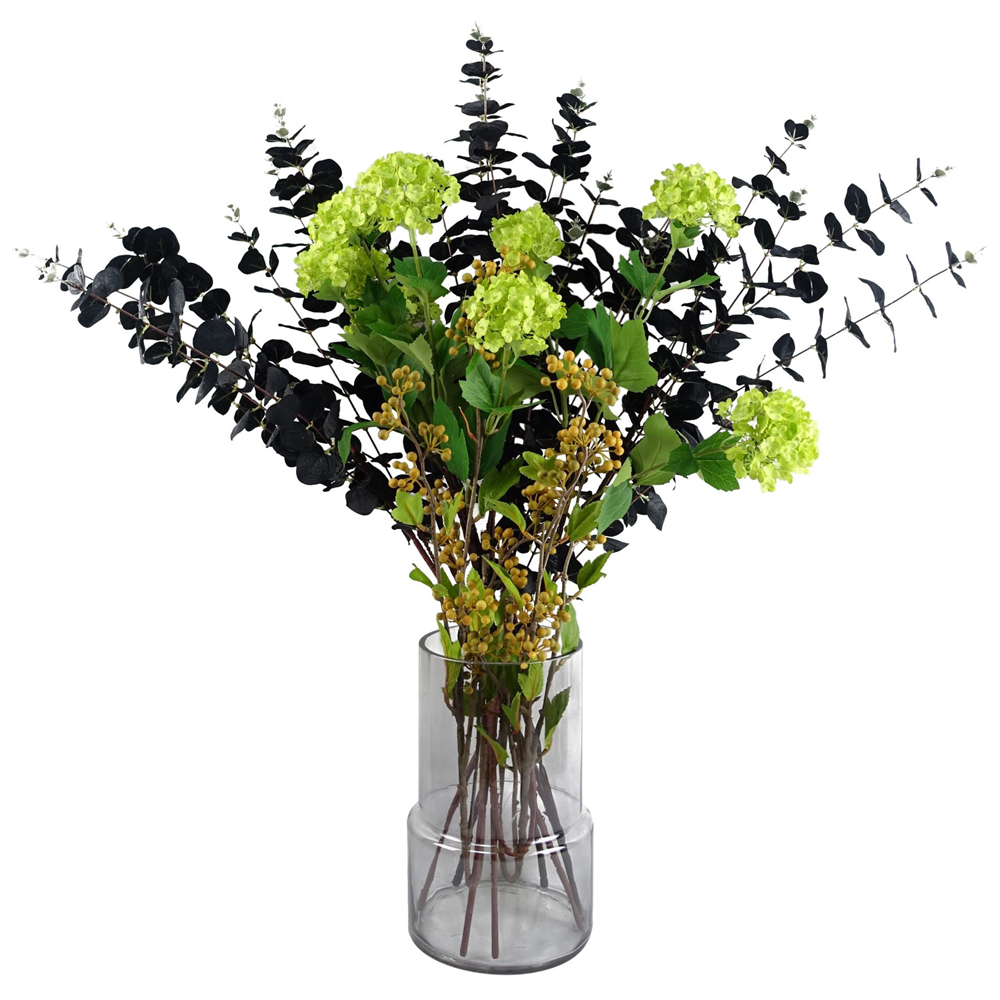 Leaf Black Eucalyptus Foliage Single Stem Artificial Plant 2.6ft 6 Pack Image 8