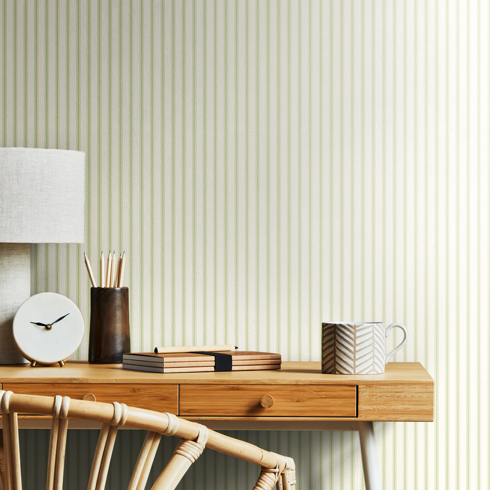 Hoopla Walls Elegance Chalk Stripe Apple Wallpaper Image 2