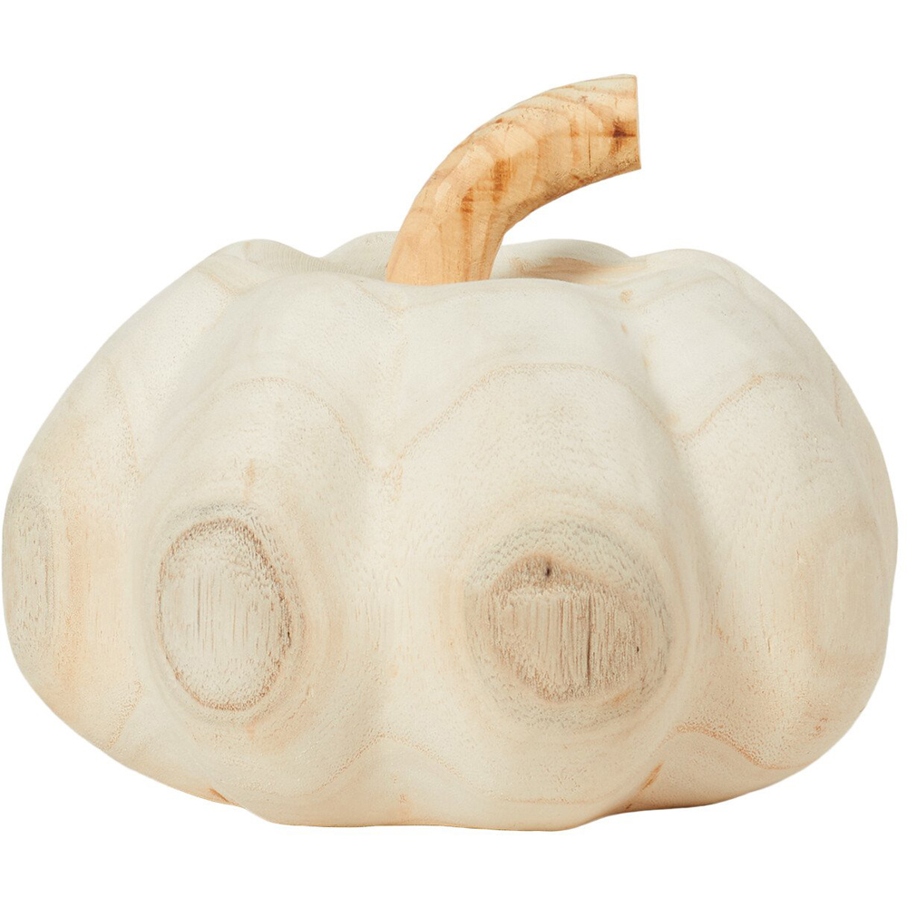Wooden Pumpkin Image 1