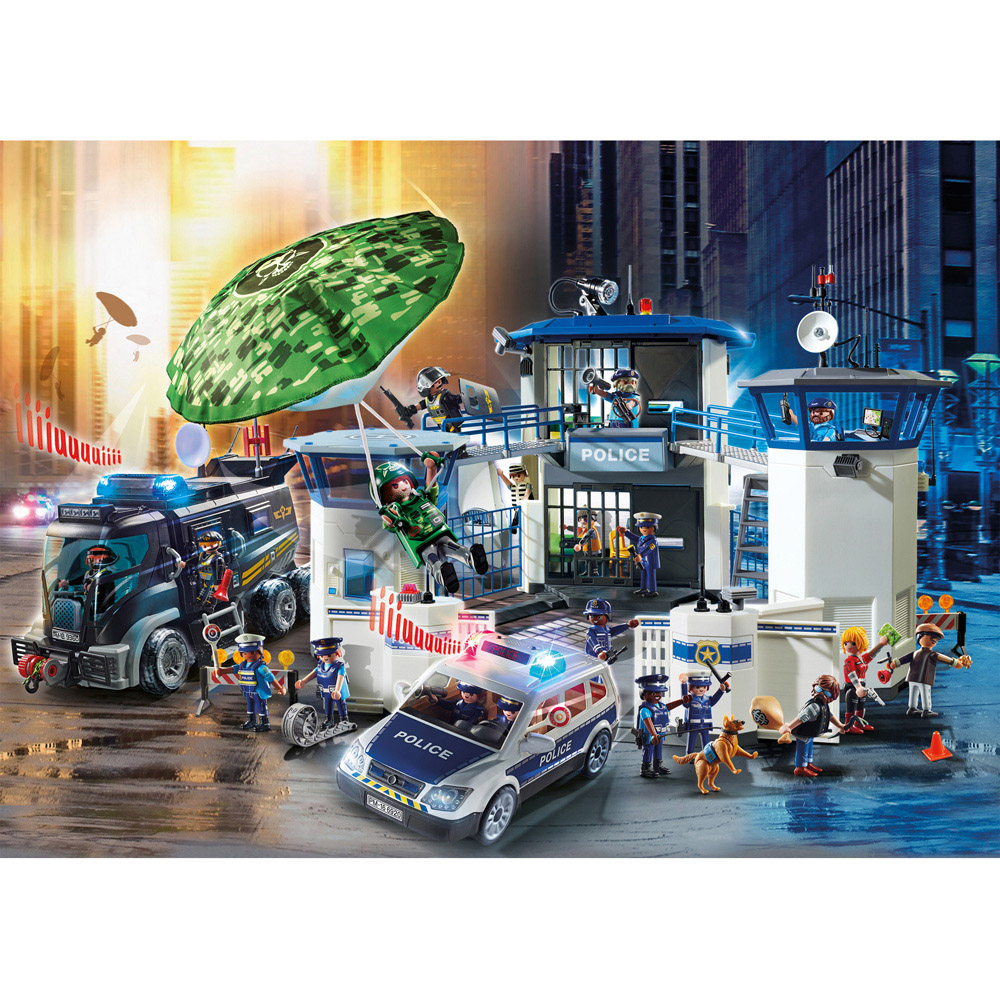 Playmobil Police Parachute Search Playset 19 Piece Image 8