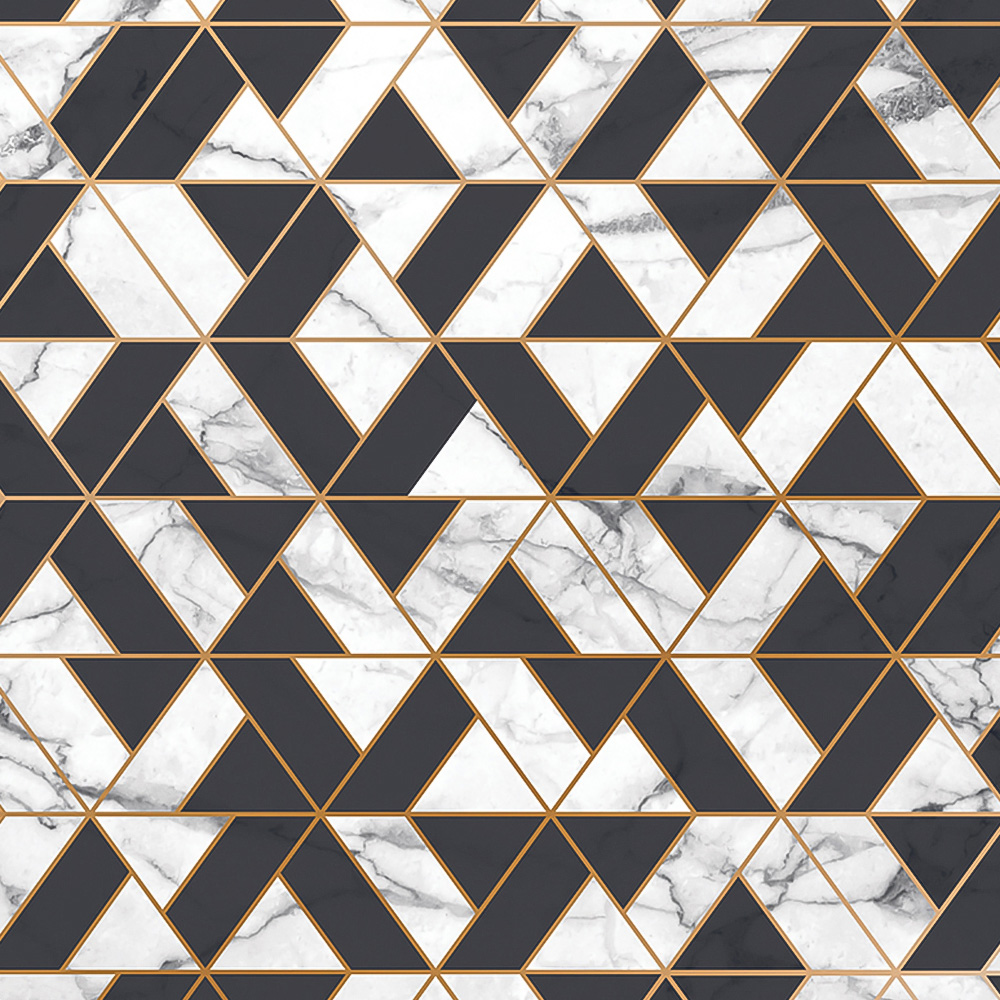 Origin Murals Marbled Textured Geometric White Wall Mural Image 2