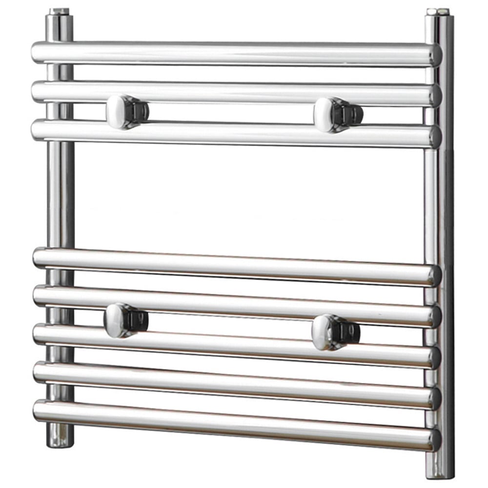 Towelrads Iridio 450BTU Chrome Towel Radiator 500 x 400mm 132W Image 1