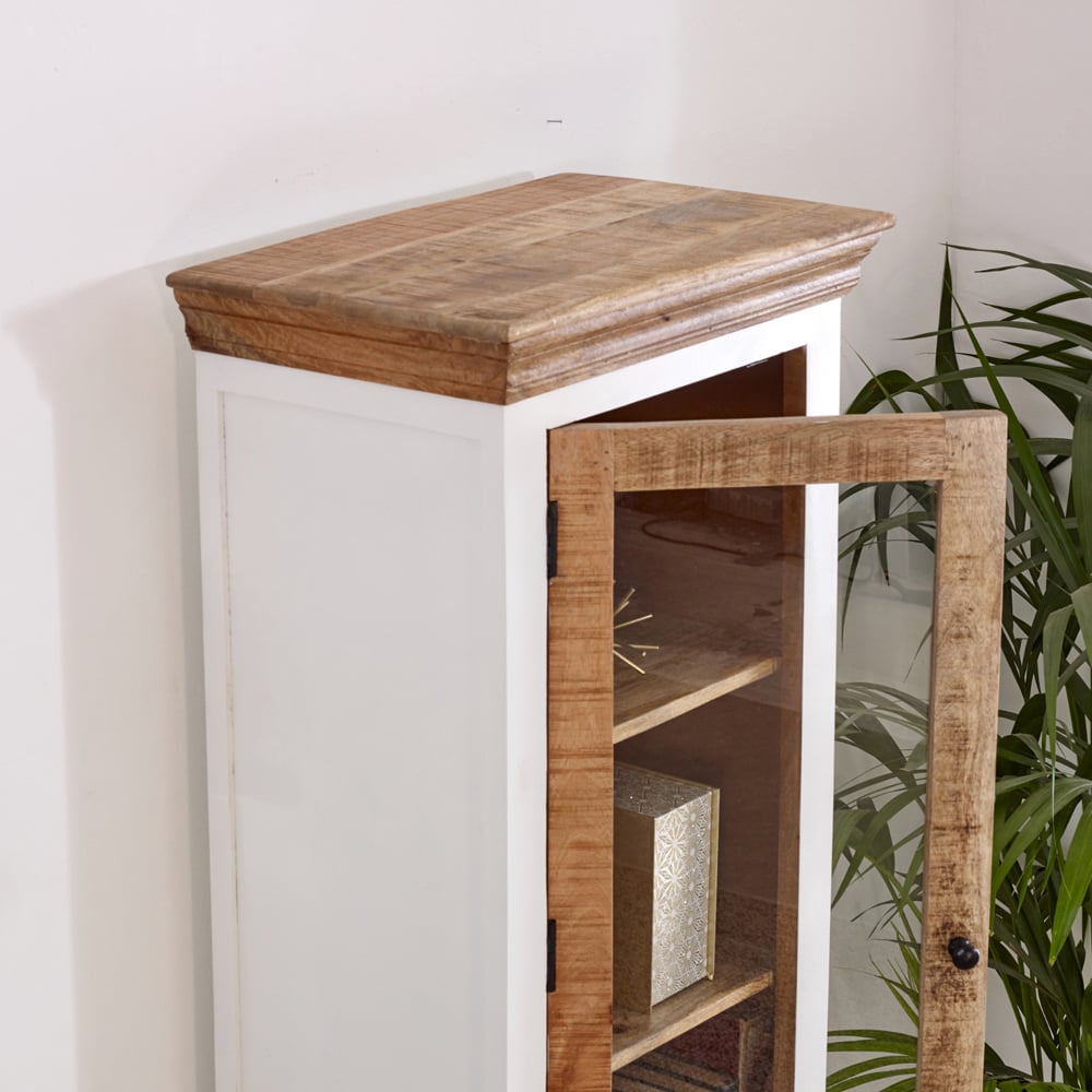 Brooklyn Alfie 2 Door Wooden Display Cabinet Image 3