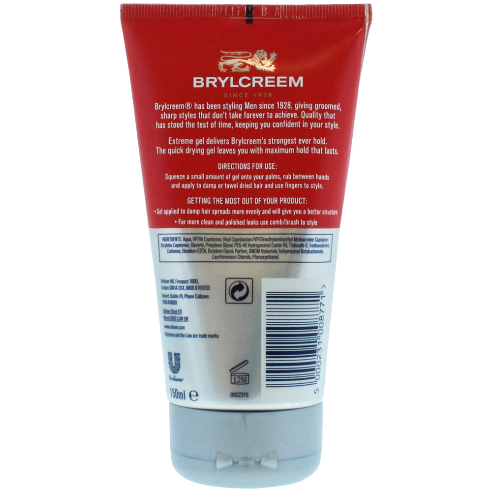 Brylcreem Extreme Hold Styling Gel Image 2