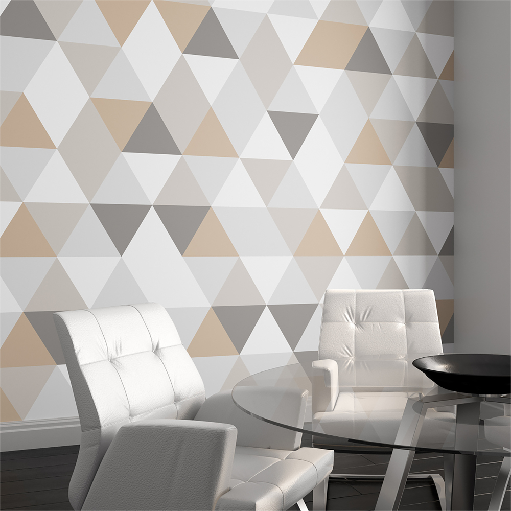 Origin Murals Geometric Multicolour Wall Mural Image 1