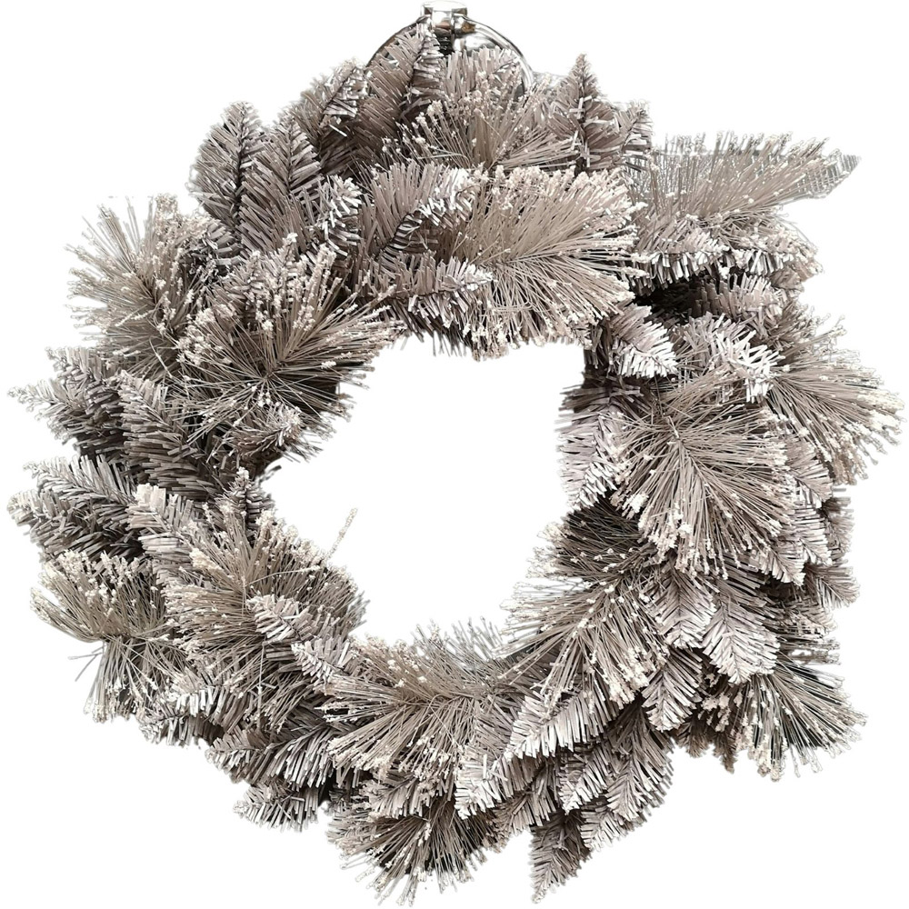 Premier Snow Tipped Fir Christmas Wreath 50cm Image 1