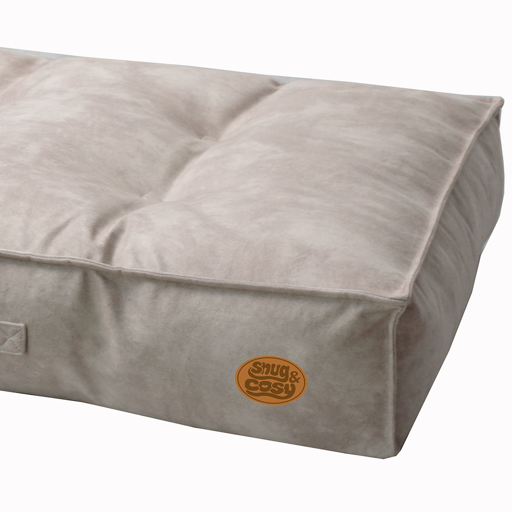 Snug & Cosy Windsor Medium Natural Dog Lounger Bed Image 3