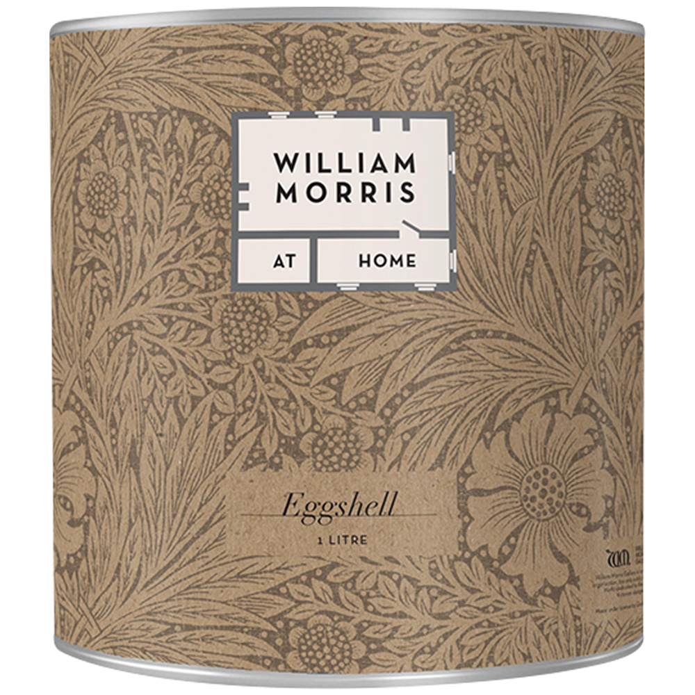 William Morris At Home Crumbled Sage Eggshell Paint 1L Image 2