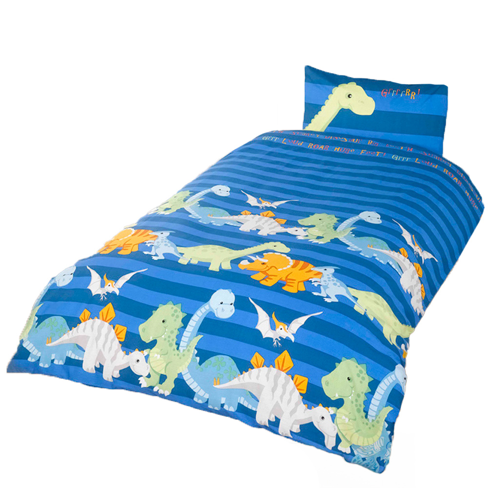 Rapport Home Dinosaur Single Blue Duvet Cover Set Wilko