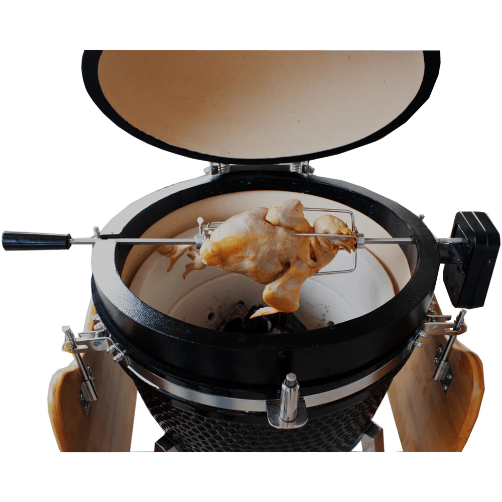 MonsterShop Kamado Rotisserie Mega Kamado 21 inch Image 2