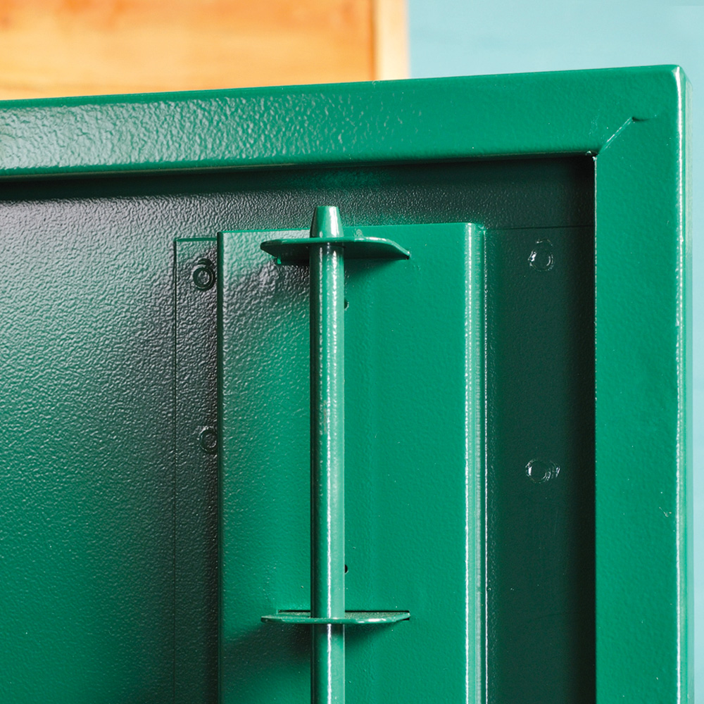 Asgard Gladiator 7 x 11ft Double Door Grey High Security Apex Garden Shed Image 6