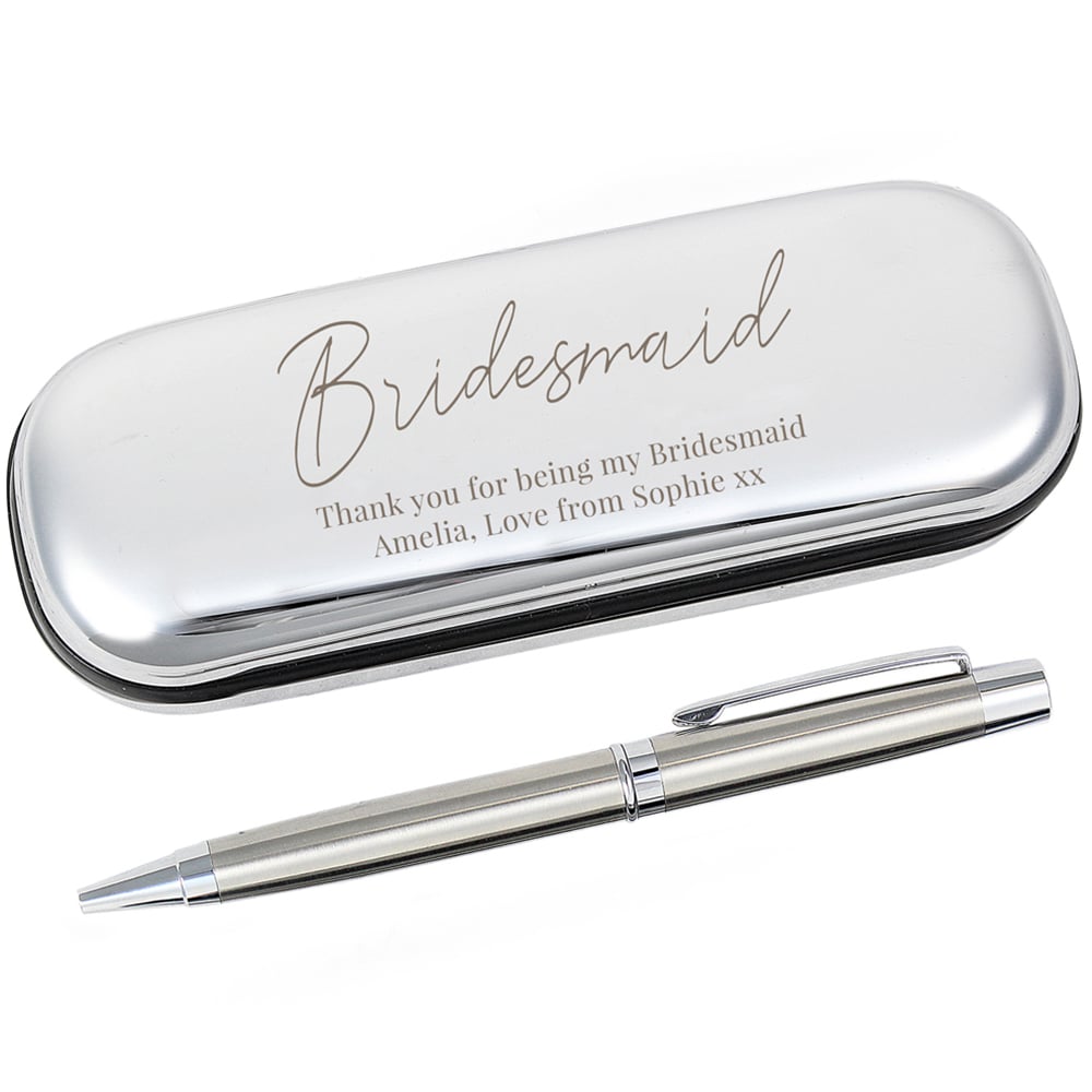 Personalised Memento Personalised Free Text Pen and Box Set Image 1