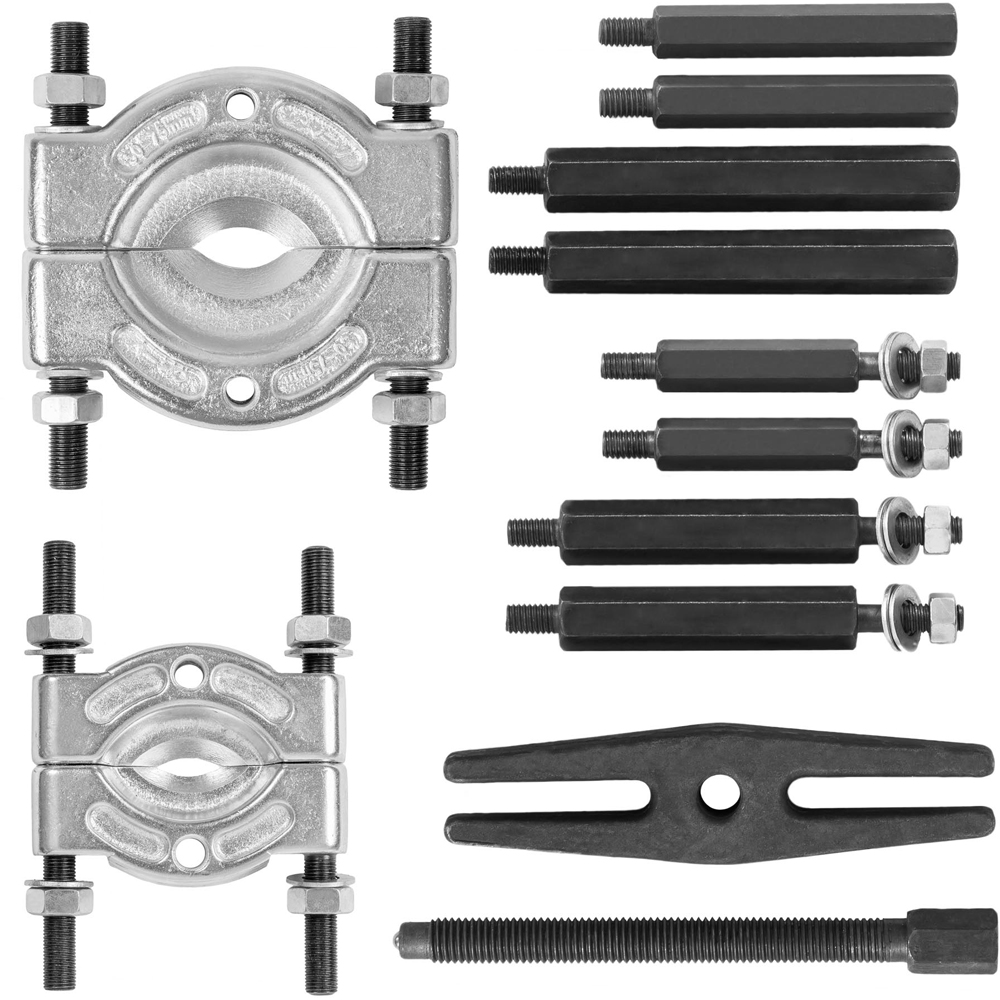 tectake 12 Piece Bearing Puller Set with Carry Case Image 2