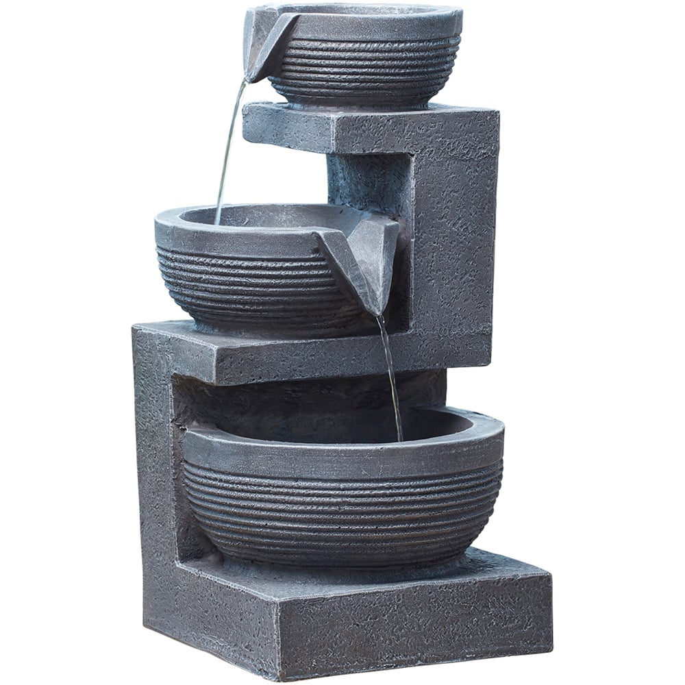 Garden Gear 3 Tier Bowl Water Feature Image 1