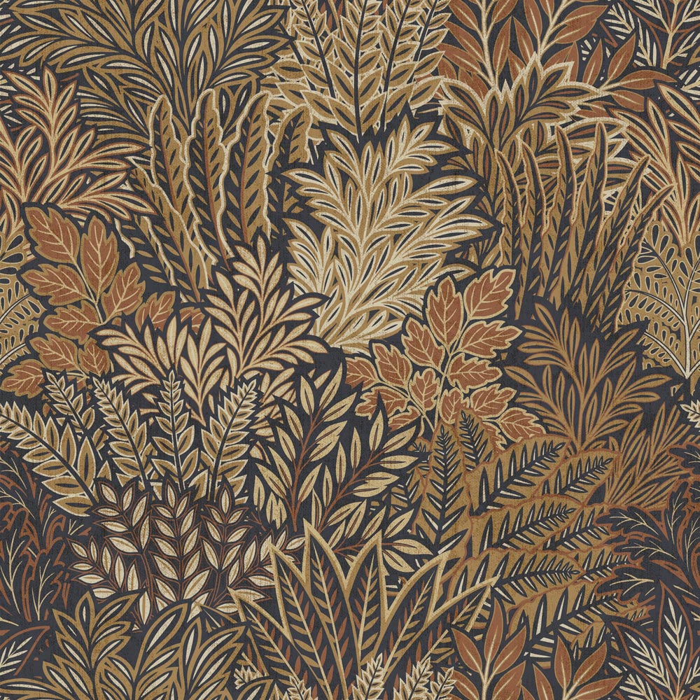Arthouse Illustrated Foliage Rust Wallpaper Image 1