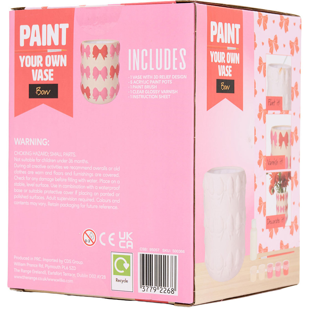 Paint Your Own Vase Craft Kit Image 8