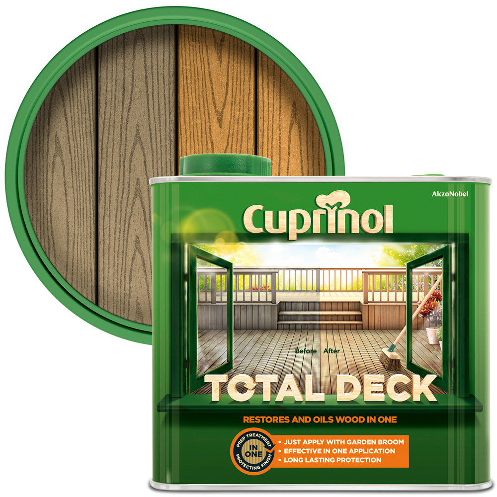 Cuprinol Clear Total Deck 2.5L Image 1