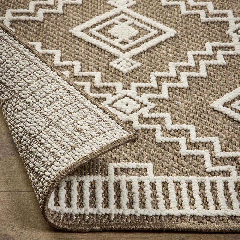 Origins Atlas Diamond Coffee Rug 160 x 230cm Image 3