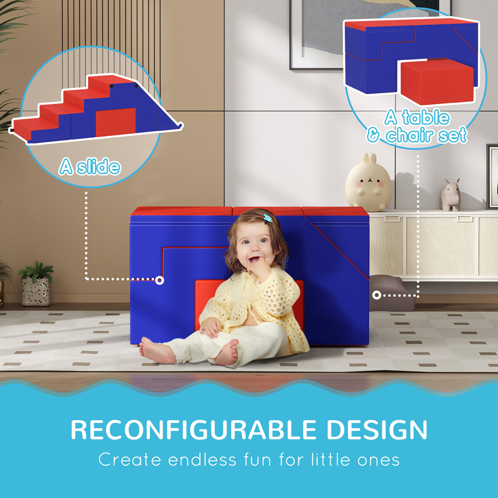 Tommy Toys Kids Dark Blue Soft Foam Climber Block 2 Piece Image 6