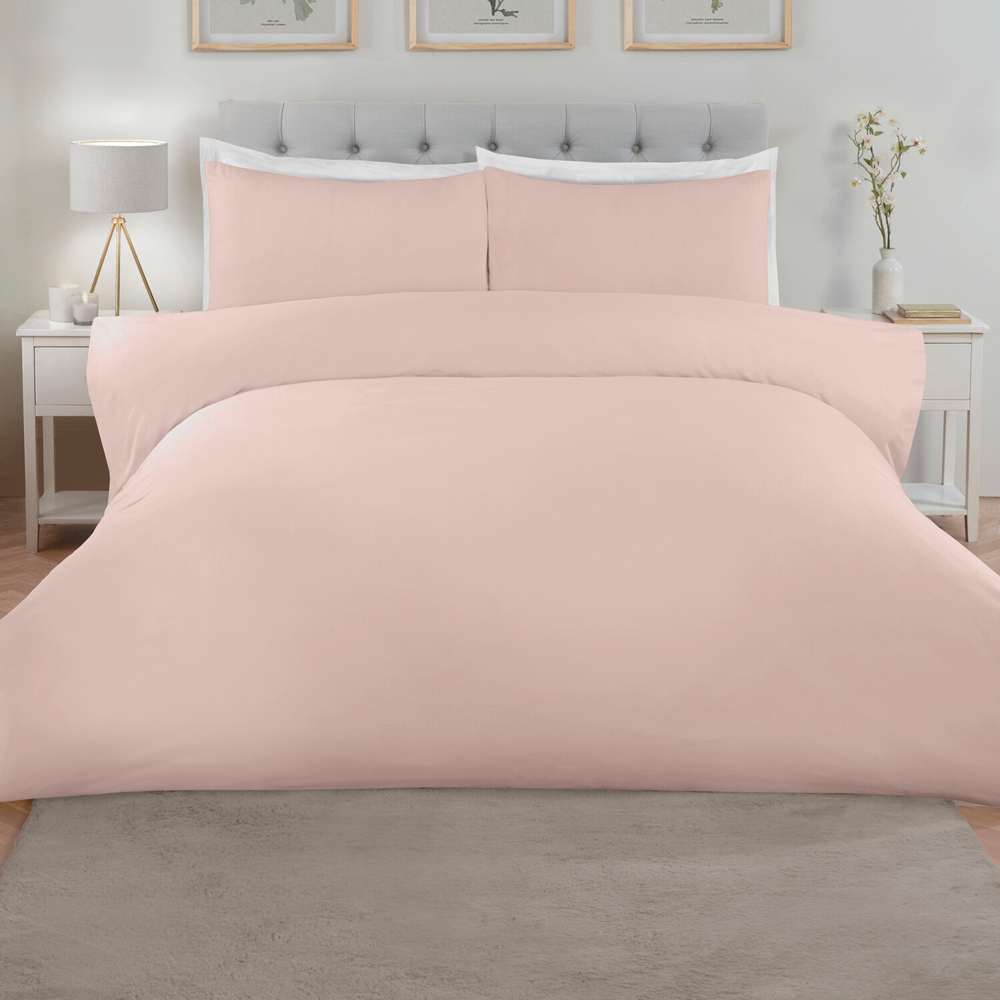 Emilia Jacquard Duvet Set Pink Double Image 2