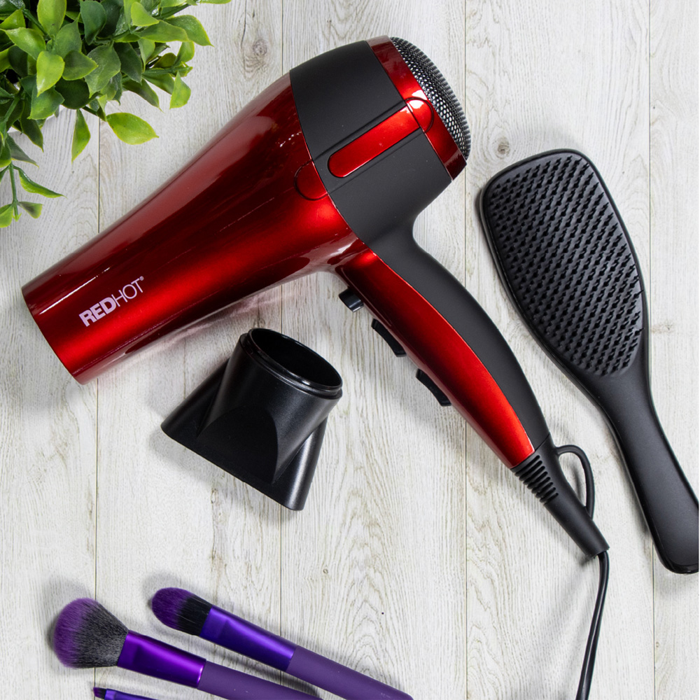 Red Hot Red Professional Hair Dryer Image 2