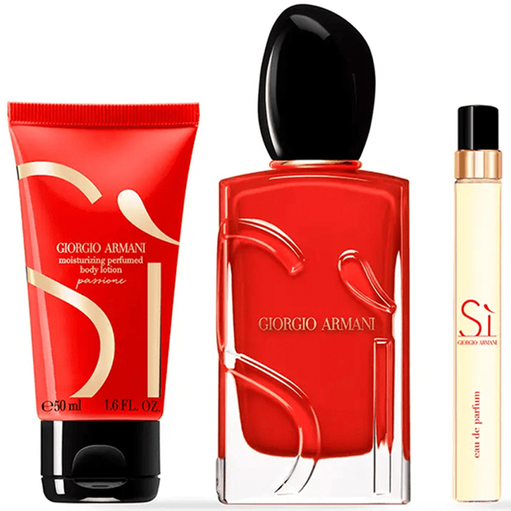 Armani Si Passione Eau De Parfum 100ml 3 Piece Gift Set Image 2