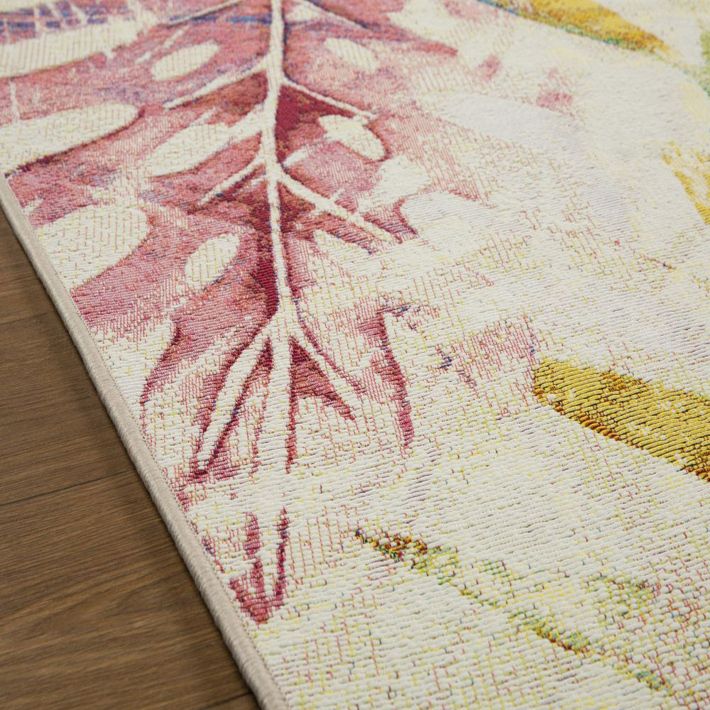 Homemaker Tropicana Multicolour Leaf Rug 160 x 230cm Image 5