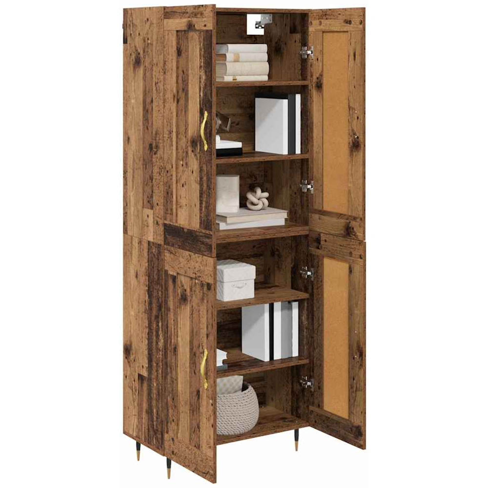 vidaXL 2 Door Old Wood Highboard Image 3