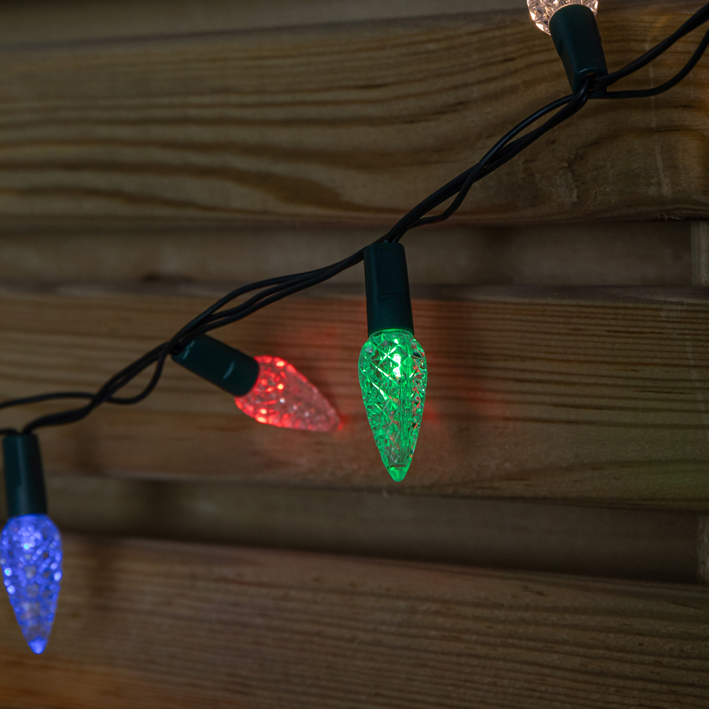 Samuel Alexander 150 Multicoloured LED Multi-Action Pinecone Christmas Lights 7.5m Image 6