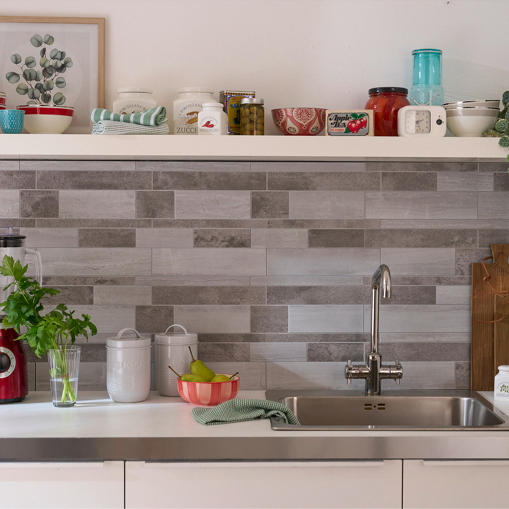 d-c-fix Mosaic Stone Self Adhesive Premium Wall Tile 305 x 305mm 5 Pack Image 1