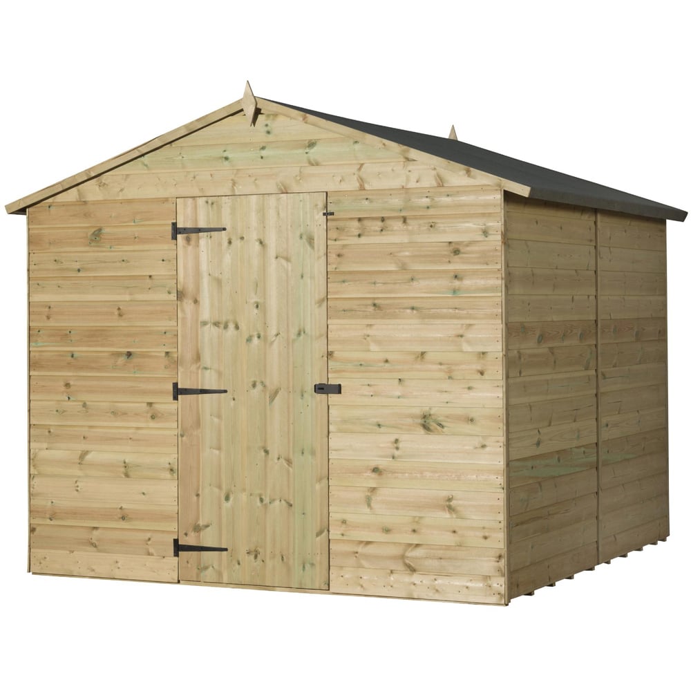 Empire Sheds 9000 8 x 9ft Tongue and Groove Apex Garden Shed Image 1