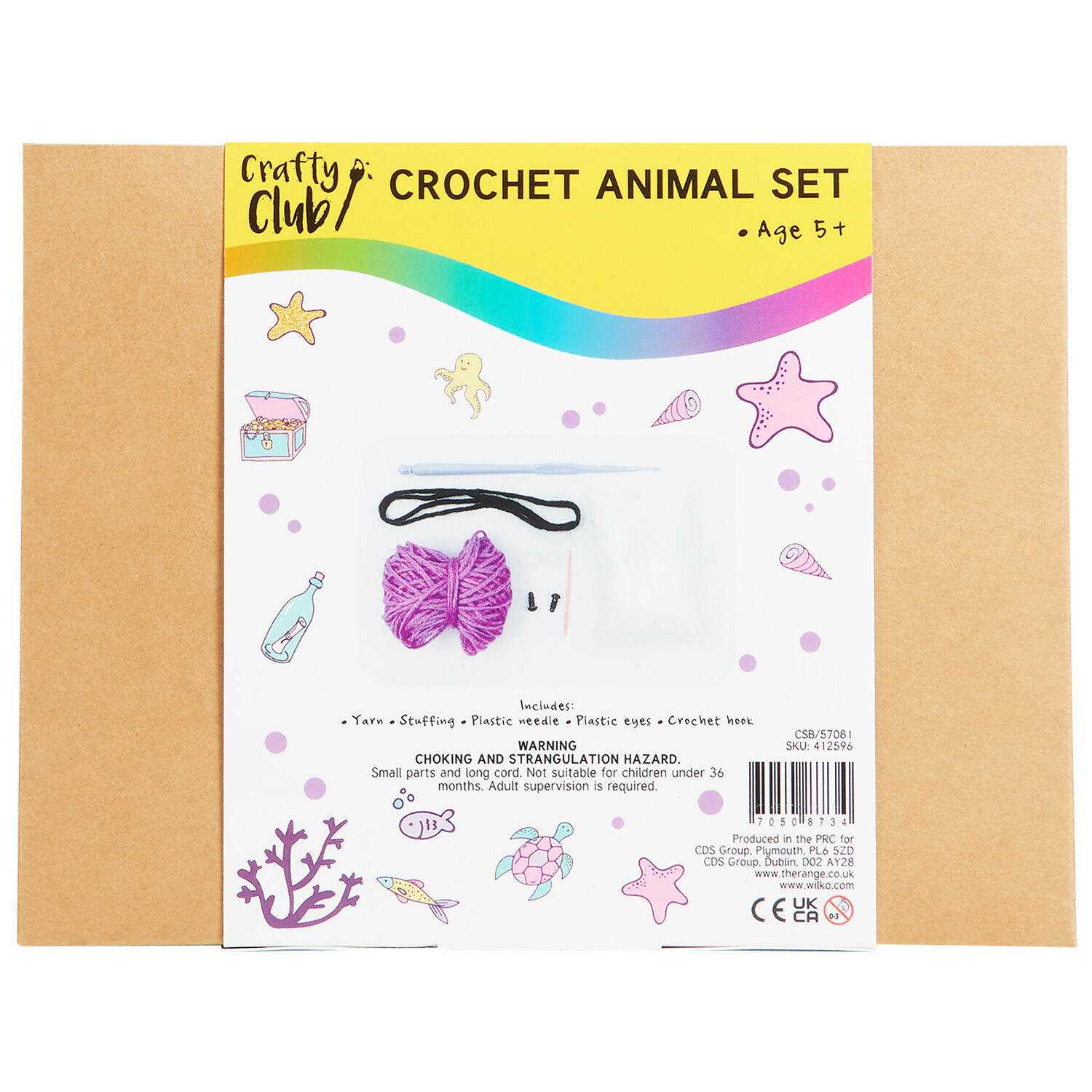 Crochet Animal Set - Multicolour Image 11
