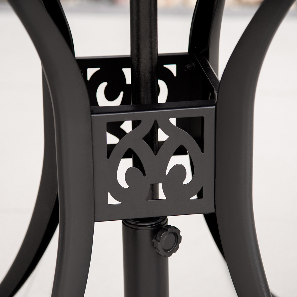 Outsunny Round Antique Cast Aluminium Bistro Table Image 4