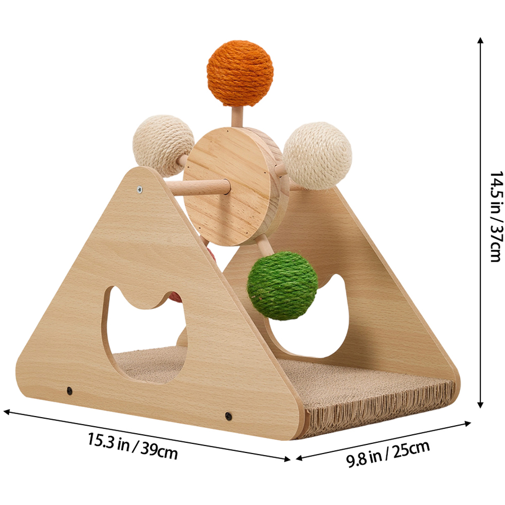 H&O Direct Ferris Wheel Corrugated Paper Cat Scratcher Image 6
