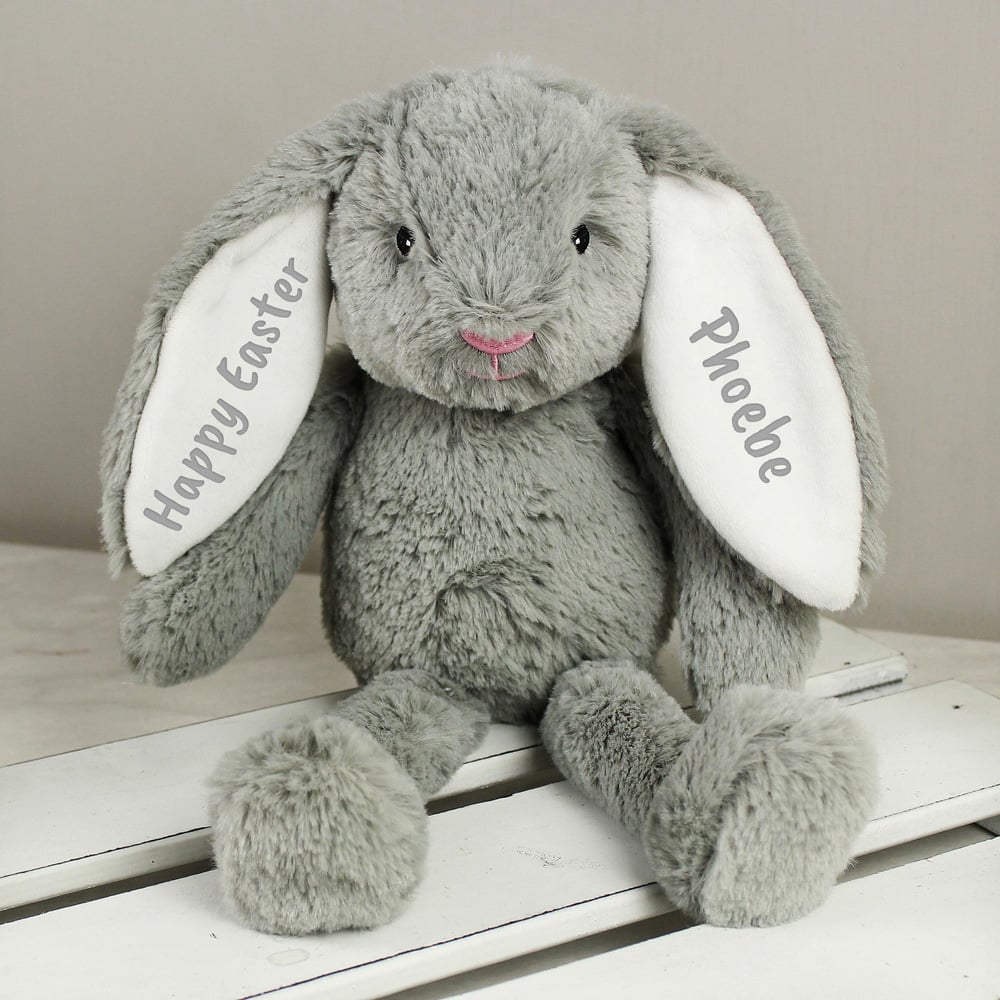 Personalised Memento Personalised Bunny Rabbit Soft Toy Image 2