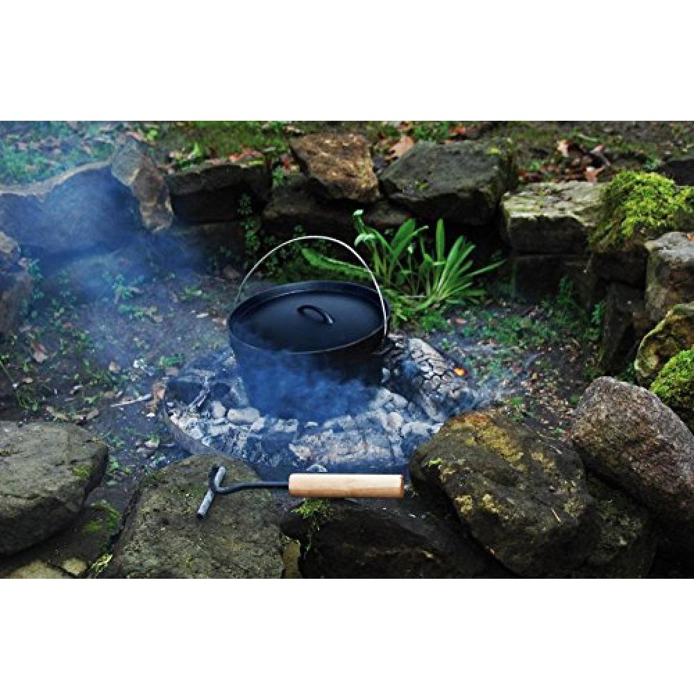 Fallen Fruits Outdoor Camping Iron Fire Cooking Pot Image 3