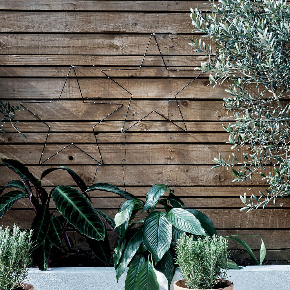 ValueLights Black Star Shape LED Garden Light Image 8