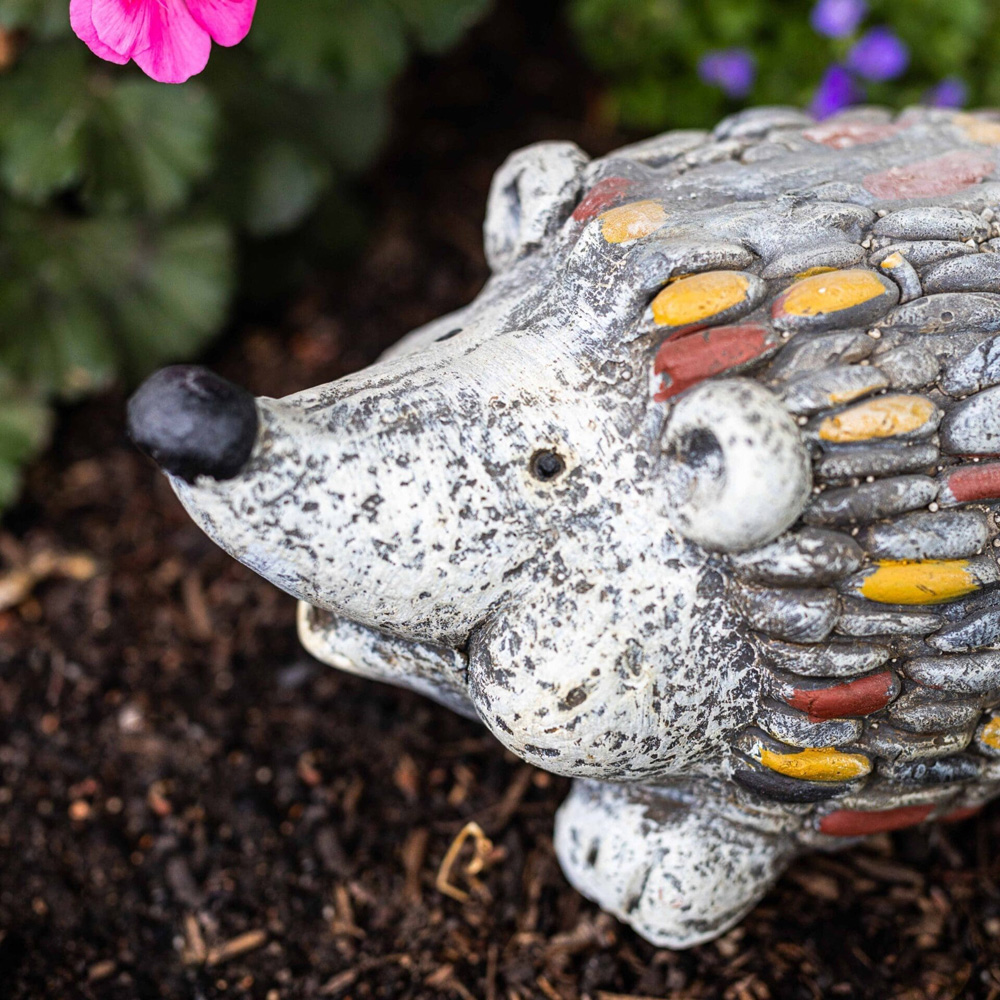 Marco Paul Resin Hedgehog Garden Ornament Image 5
