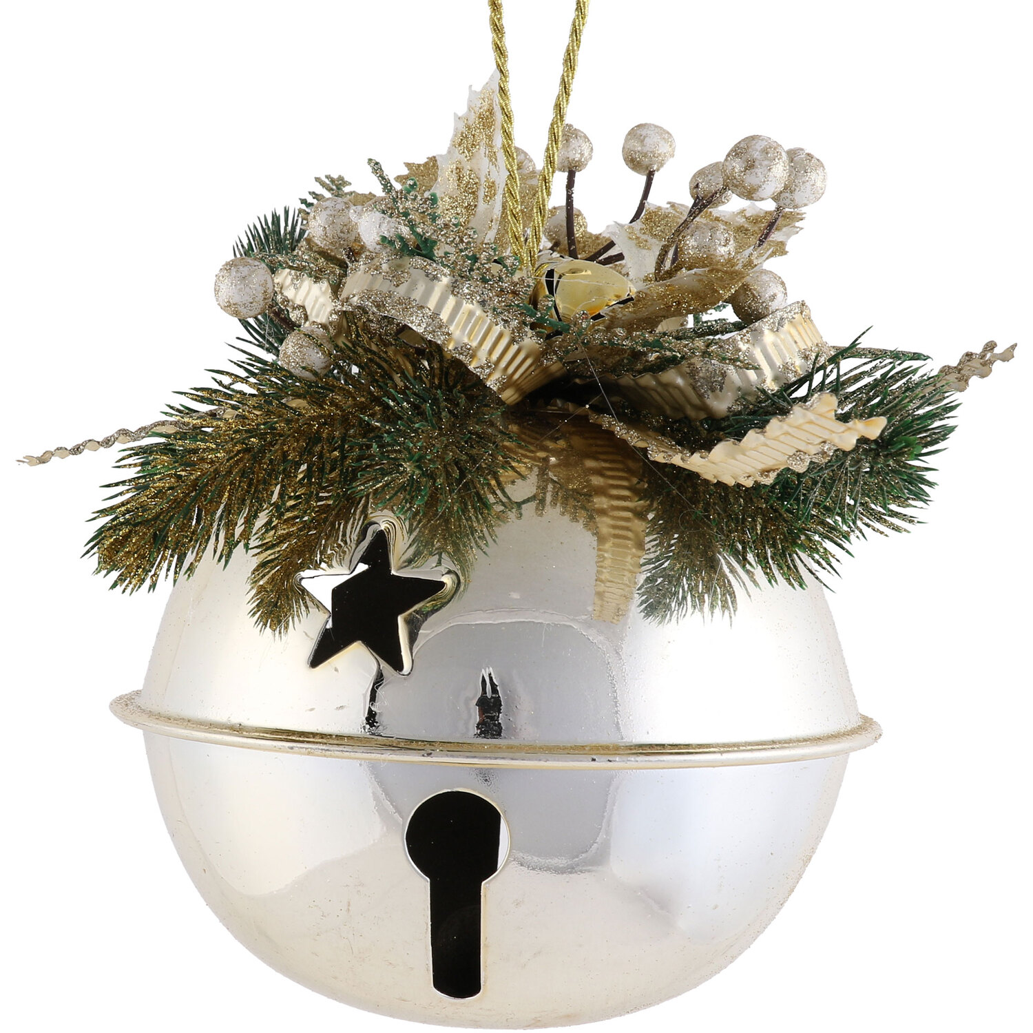 Shiny Decorative Bell - Gold Image 1