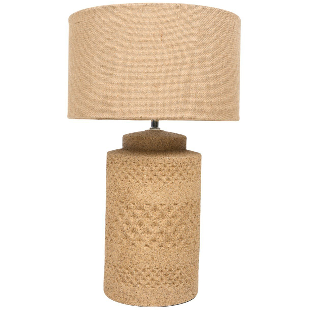Sand Effect Table Lamp Brown Image 4