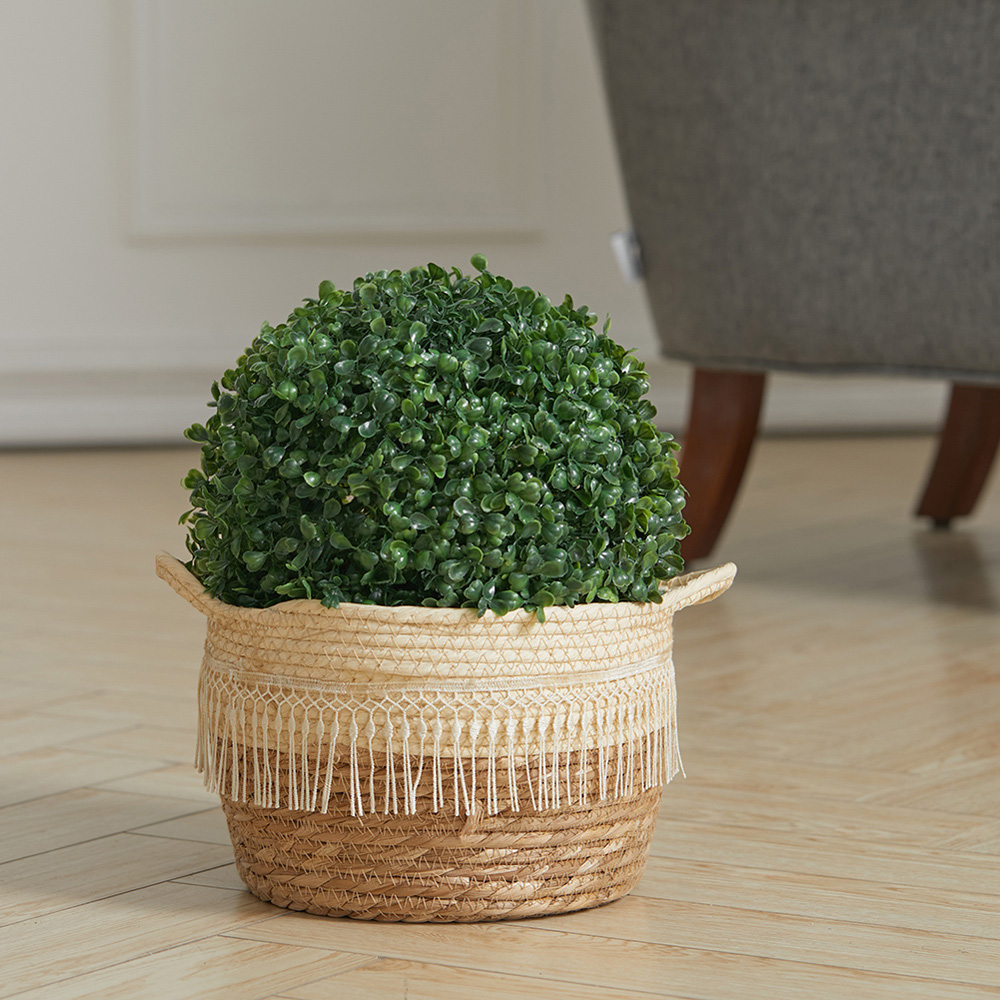 Living and Home Topiary Boxwood Artificial Grass Ball 28cm Image 8