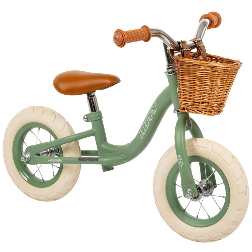 Huffy Vintage 10 inch Green Balance Bike Image 1